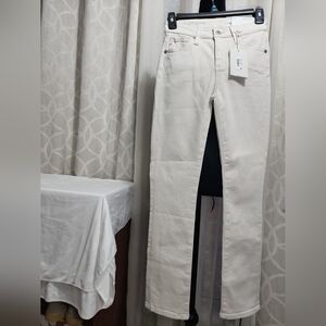 AG Adriano Goldschmied Women's High Rise Jeans in Cream